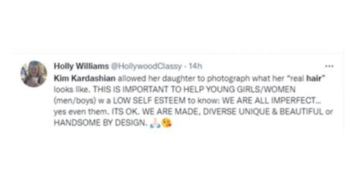 
“Glenda from seed of chucky”: Kim Kardashian’s natural hair in North West’s TikTok video leaves netizens in splits 